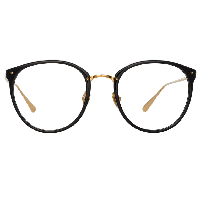 Linda Farrow The Calthorpe | Oval Optical Frame in Black (C85)