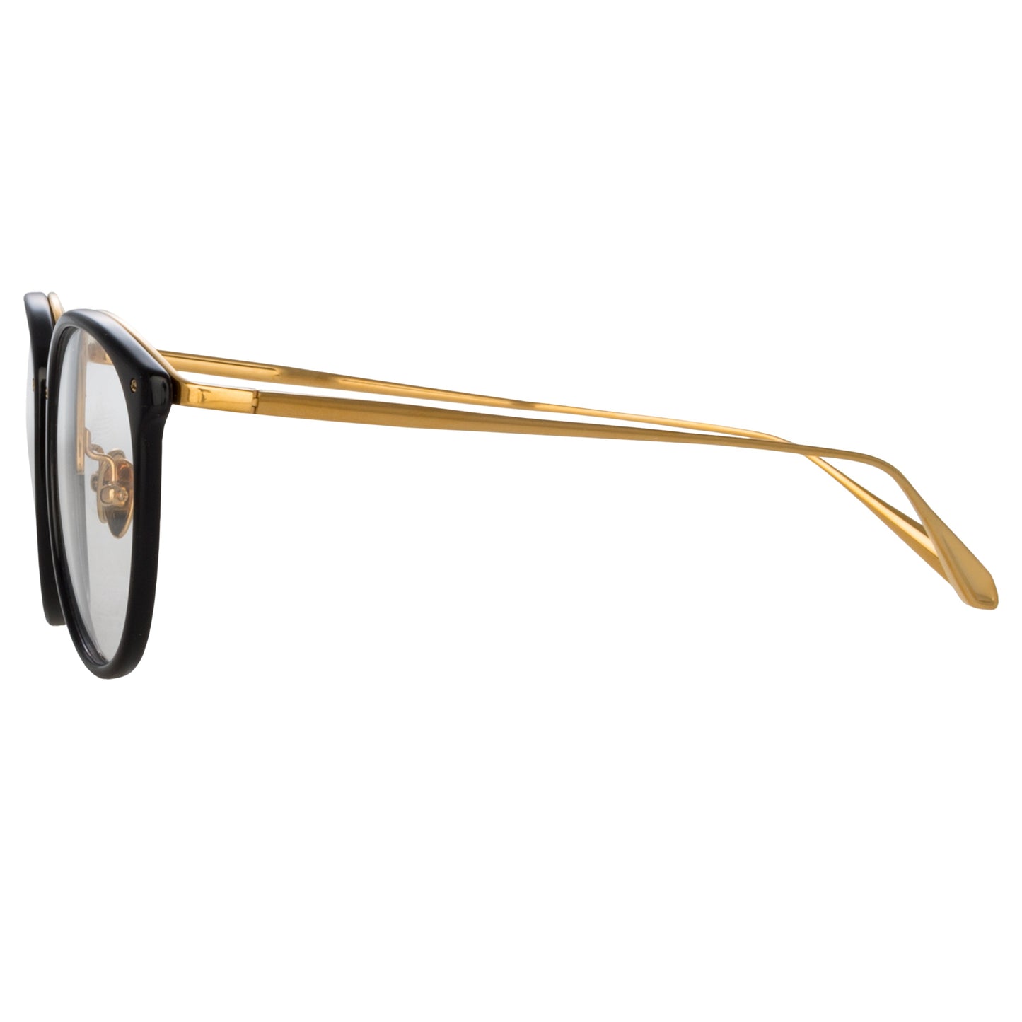 Linda Farrow The Calthorpe | Oval Optical Frame in Black (C85)
