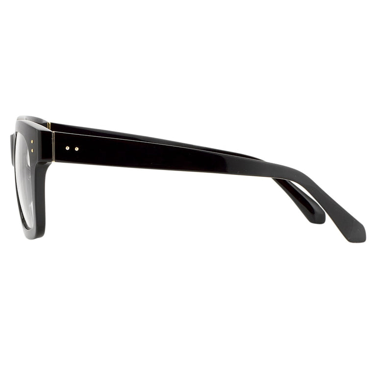 Linda Farrow The Max | Optical D-Frame in Black (C1)  52