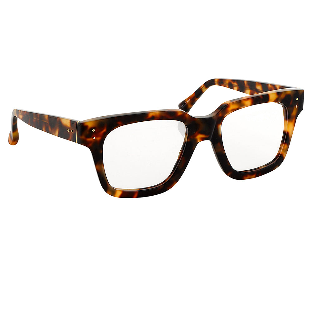 Linda Farrow The Max | Men's Optical D-Frame in Tortoiseshell (C2)  52