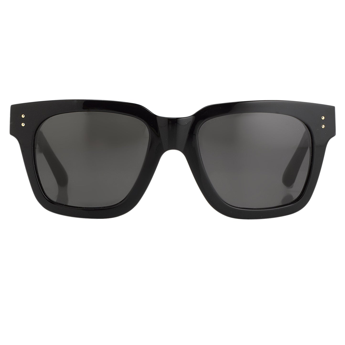 Linda Farrow The Max | D-Frame Sunglasses in Black Frame (C4)  52
