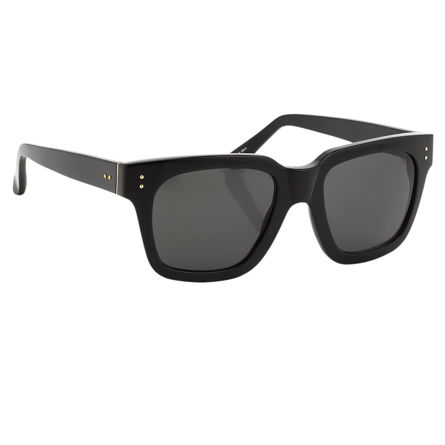 Linda Farrow The Max | D-Frame Sunglasses in Black Frame (C4)  52