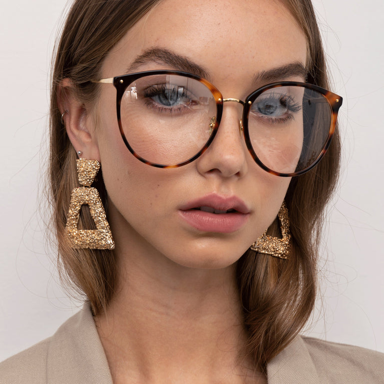 Linda Farrow The Kings | Oversized Optical Frame in Tortoiseshell (C35)